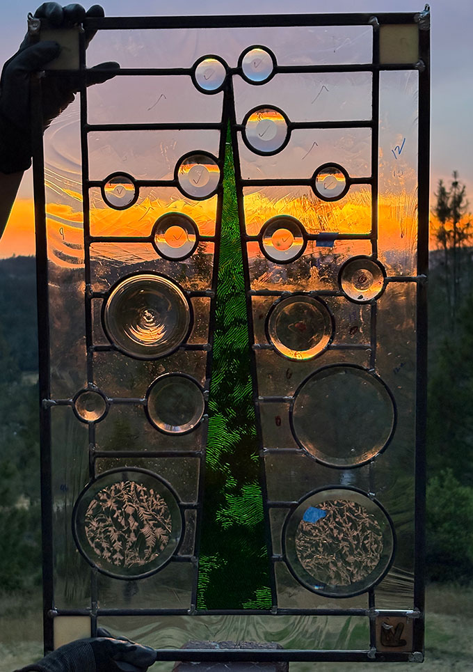sunset bubble tree